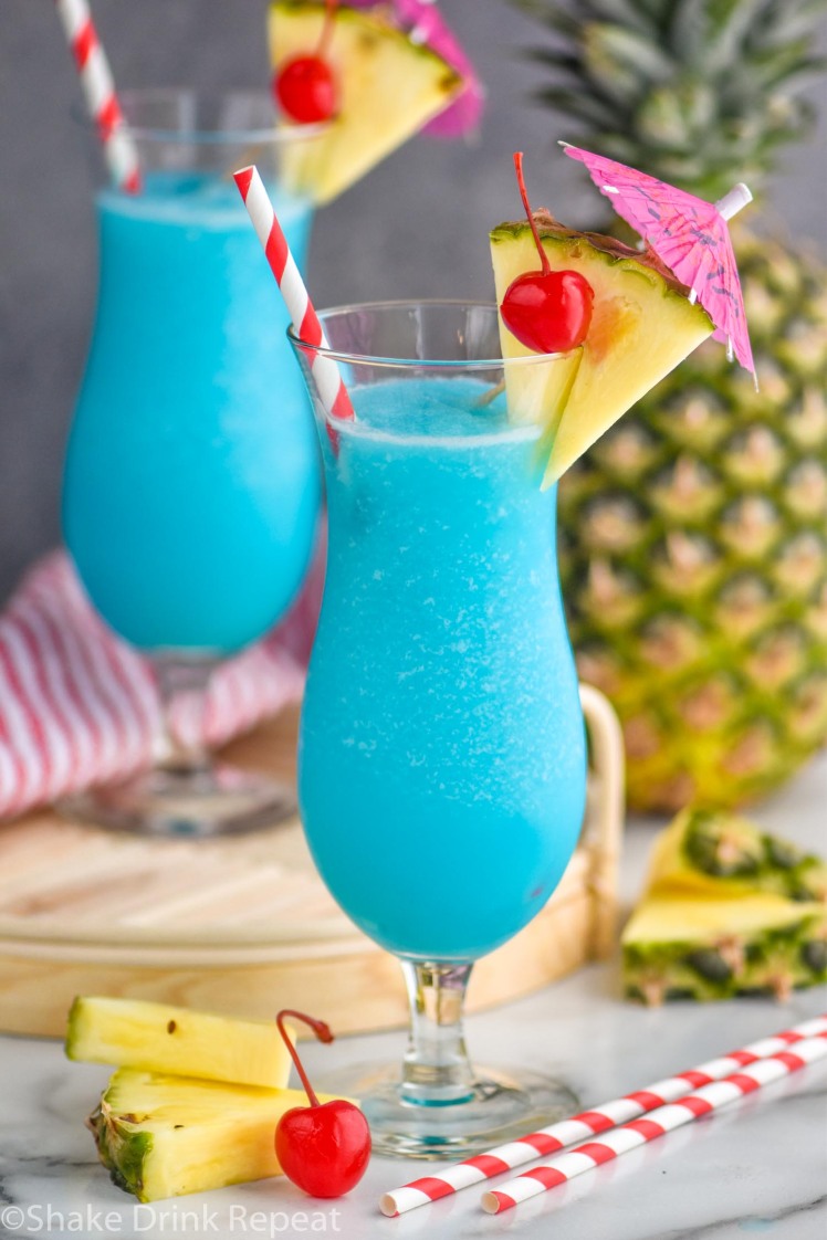 موکتل آبی هاوایی Mocktail blue