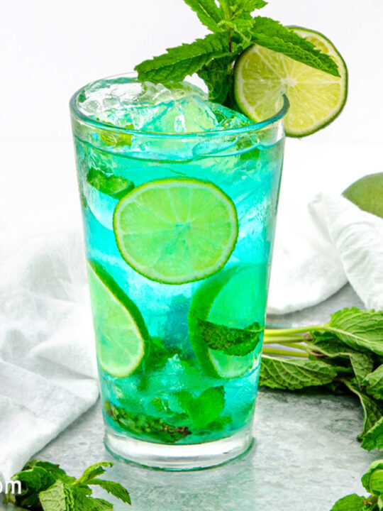 آموزش موهیتو آبی (Blue mojito)